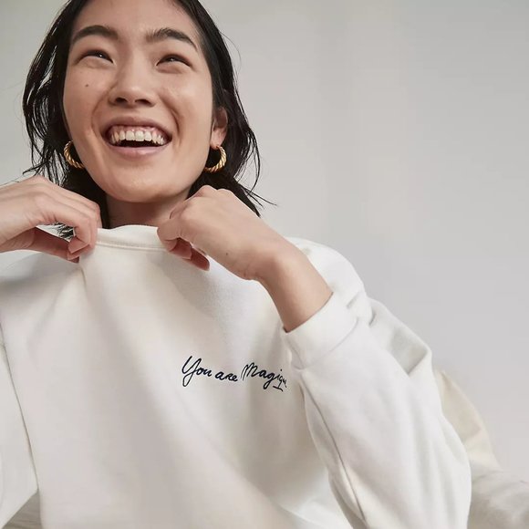 [NWT] Madewell Large Puff Hoop Earrings - Picture 3 of 5